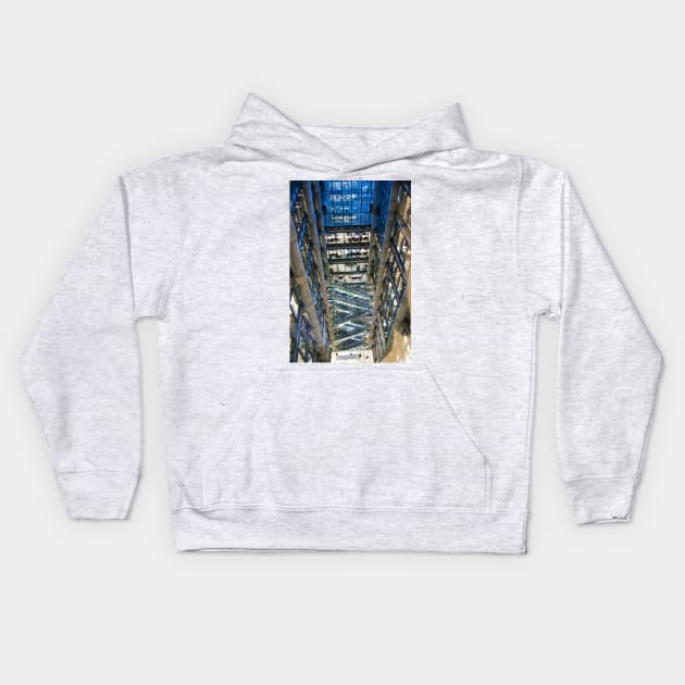 Lloyds of London interior (C021/6846) Kids Hoodie by SciencePhoto